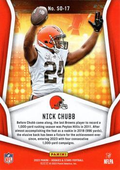 2023 Panini Rookies & Stars - Standing Ovation #SO-17 Nick Chubb Back