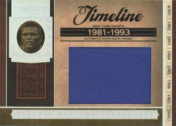 2006 Playoff National Treasures - Timeline Material Jumbo Jersey #TL-LT Lawrence Taylor Front