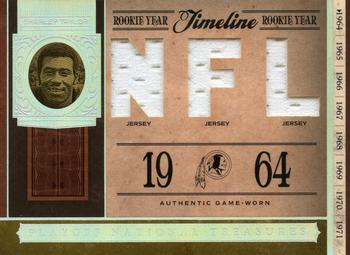 2006 Playoff National Treasures - Timeline Material NFL #TL-CT Charley Taylor Front