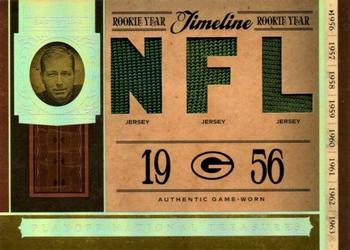 2006 Playoff National Treasures - Timeline Material NFL #TL-BST Bart Starr Front
