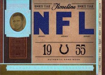 2006 Playoff National Treasures - Timeline Material NFL #TL-RB Raymond Berry Front