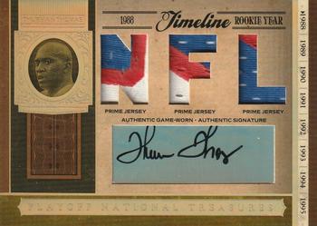 2006 Playoff National Treasures - Timeline Material Signature NFL Prime #TL-TT Thurman Thomas Front