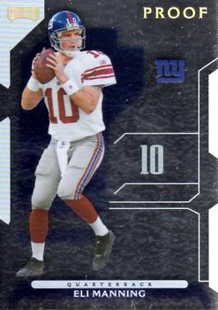 2006 Playoff NFL Playoffs - Gold Proof #27 Eli Manning Front