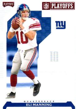 2006 Playoff NFL Playoffs - Red #27 Eli Manning Front