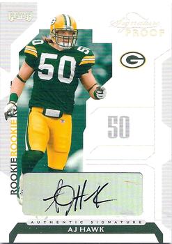 2006 Playoff NFL Playoffs - Signature Proofs Silver #82 A.J. Hawk Front