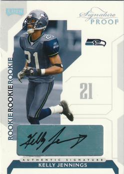 2006 Playoff NFL Playoffs - Signature Proofs Silver #130 Kelly Jennings Front