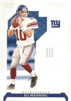 2006 Playoff NFL Playoffs - Silver Proof #27 Eli Manning Front