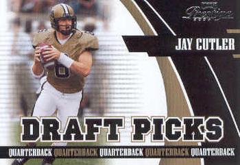 2006 Playoff Prestige - Draft Picks #DP-4 Jay Cutler Front