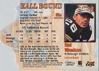 1997 Topps - Hall Bound #HB2 Rod Woodson Back