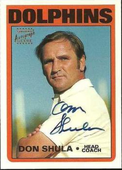 1997 Topps - Hall of Fame Class of 1997 Autographs #2 Don Shula Front