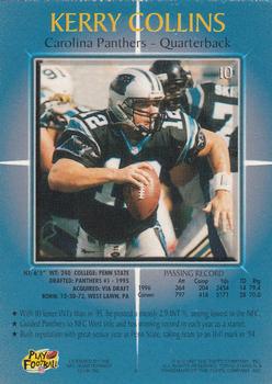 1997 Topps Stars #10 Kerry Collins Back