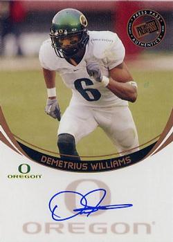 2006 Press Pass - Autographs Bronze #NNO Demetrius Williams Front