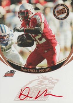 2006 Press Pass - Autographs Bronze Red Ink #NNO DonTrell Moore Front