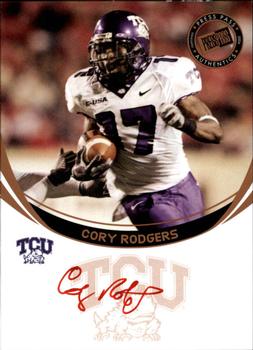 2006 Press Pass - Autographs Bronze Red Ink #NNO Cory Rodgers Front