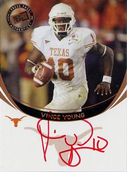 2006 Press Pass - Autographs Bronze Red Ink #NNO Vince Young Front