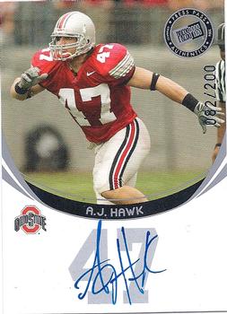 2006 Press Pass - Autographs Silver #NNO A.J. Hawk Front