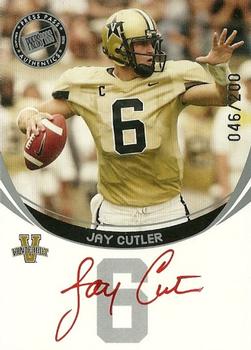 2006 Press Pass - Autographs Silver Red Ink #NNO Jay Cutler Front