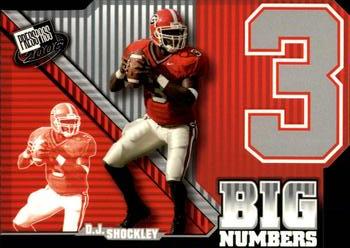2006 Press Pass - Big Numbers #BN6 D.J. Shockley Front
