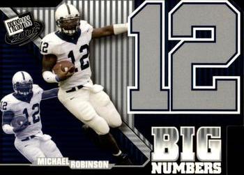 2006 Press Pass - Big Numbers #BN20 Michael Robinson Front