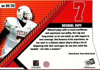 2006 Press Pass - Big Numbers #BN22 Michael Huff Back