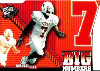 2006 Press Pass - Big Numbers #BN22 Michael Huff Front