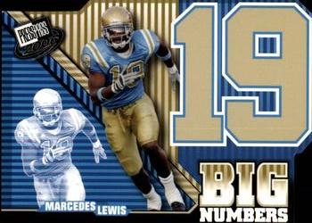 2006 Press Pass - Big Numbers #BN24 Marcedes Lewis Front