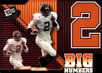 2006 Press Pass - Big Numbers #BN30 Jimmy Williams Front