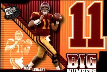 2006 Press Pass - Big Numbers #BN33 Matt Leinart Front