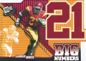 2006 Press Pass - Big Numbers #BN27 LenDale White Front