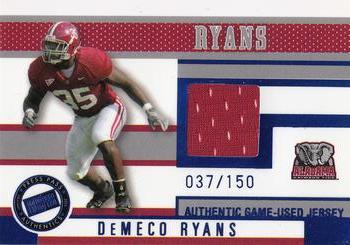 2006 Press Pass - Game Used Jerseys Blue #JC/DR DeMeco Ryans Front