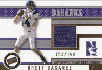 2006 Press Pass - Game Used Jerseys Gold #JC/BB Brett Basanez Front