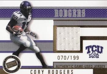 2006 Press Pass - Game Used Jerseys Gold #JC/CR Cory Rodgers Front
