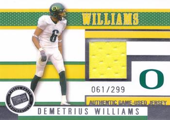 2006 Press Pass - Game Used Jerseys Silver #JC/DW Demetrius Williams Front