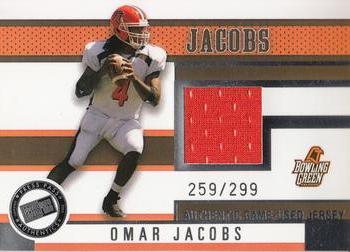 2006 Press Pass - Game Used Jerseys Silver #JC/OJ Omar Jacobs Front