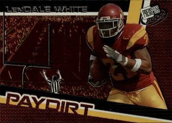 2006 Press Pass - Paydirt #PD4 LenDale White Front