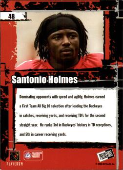 2006 Press Pass - Target Exclusive #4B Santonio Holmes Back