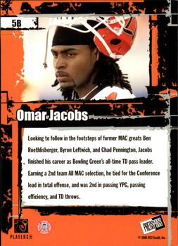 2006 Press Pass - Target Exclusive #5B Omar Jacobs Back