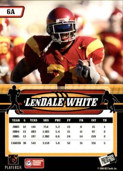 2006 Press Pass - Wal-Mart Exclusive #6A LenDale White  Back
