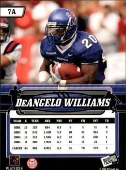 2006 Press Pass - Wal-Mart Exclusive #7A DeAngelo Williams  Back