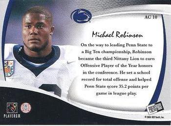 2006 Press Pass Legends - All Conference #AC10 Michael Robinson Back
