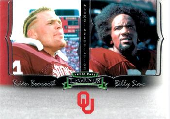 2006 Press Pass Legends - Alumni Association #AA6 Brian Bosworth / Billy Sims Front