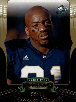 2006 Press Pass Legends - Gold #G26 Maurice Stovall Front