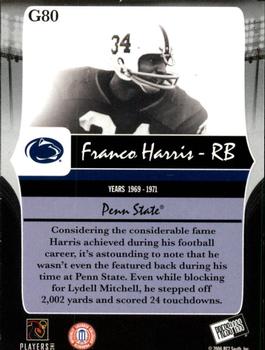 2006 Press Pass Legends - Gold #G80 Franco Harris Back