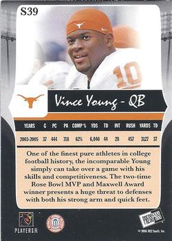 2006 Press Pass Legends - Silver #S39a Vince Young Back