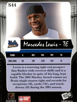 2006 Press Pass Legends - Silver #S44 Marcedes Lewis Back