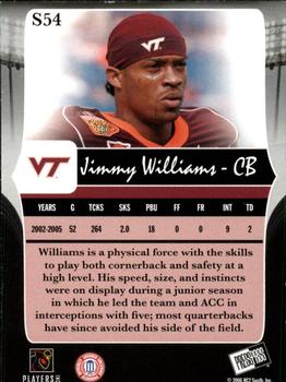2006 Press Pass Legends - Silver #S54 Jimmy Williams Back