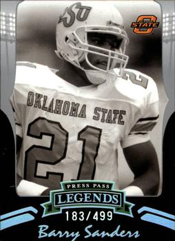 2006 Press Pass Legends - Silver #S77a Barry Sanders Front