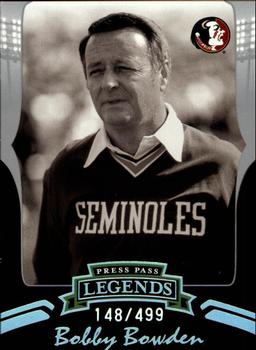 2006 Press Pass Legends - Silver #S87 Bobby Bowden Front
