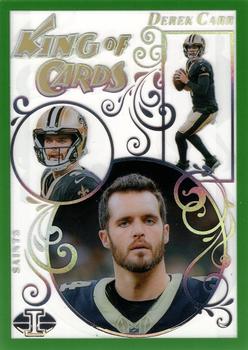 2023 Panini Illusions - King of Cards Emerald #5 Derek Carr Front