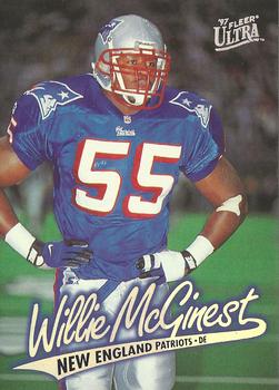 1997 Ultra #26 Willie McGinest Front